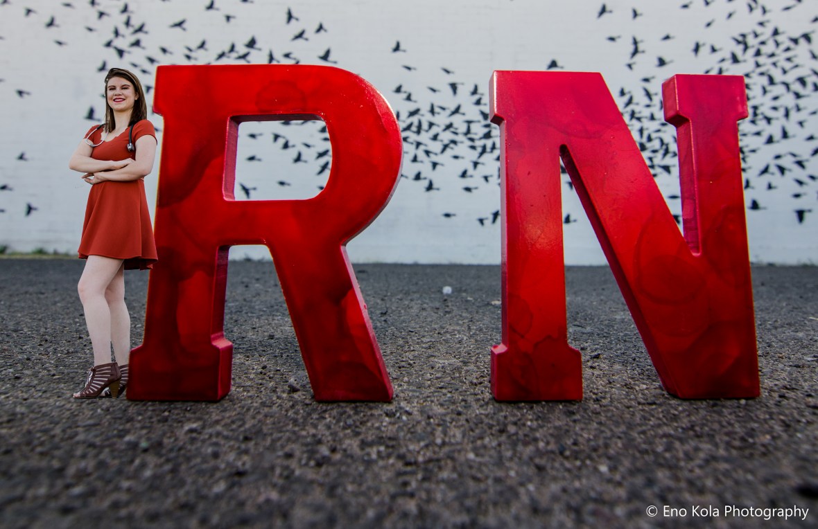 Erica got her RN degree.